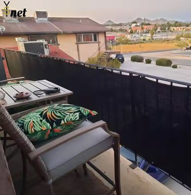 UV Resistant Balcony Privacy Screen Fence Customized Privacy Mesh For Balcony