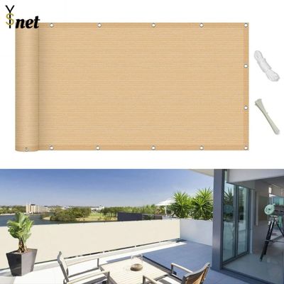 Heavy Duty Balcony Privacy Mesh UV Resistant Balcony Screen Cover Anti Dust