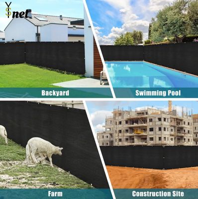 6ftx50ft Outdoor Mesh Privacy Screen Black Mesh For Backyard
