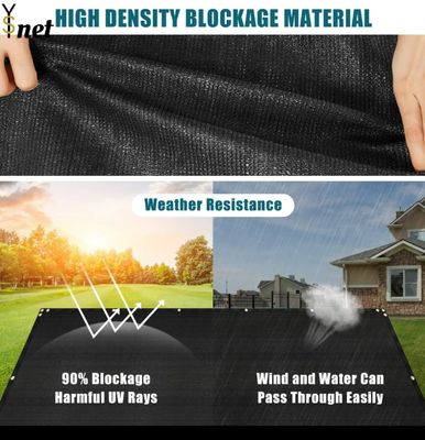 6ftx50ft Outdoor Mesh Privacy Screen Black Mesh For Backyard