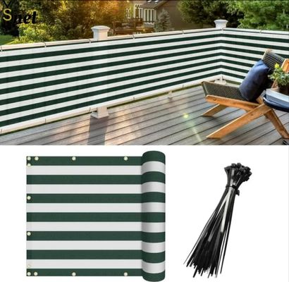 100GSM - 200GSM Balcony Privacy Screen Fence PE Balcony Fence Screen