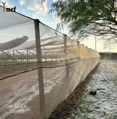 White Anti Hail Net Customized Garden Windbreak Netting 30gsm - 90gsm
